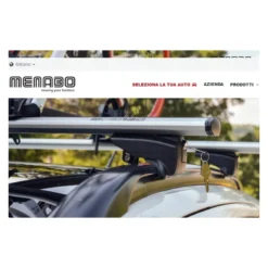 Barra Portatutto MENABO' Lince XL Silver 6 Barra Portatutto MENABO' Lince XL Silver -Vendite Velo Passione barra portatutto menabo lince xl silver 2