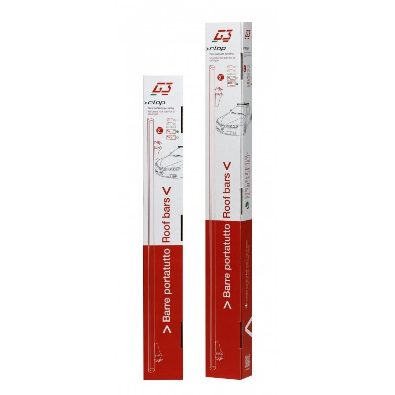 Barre Portatutto Rail UNIVERSALI G3 CLOP Acciaio 127 5 Barre Portatutto Rail UNIVERSALI G3 CLOP Acciaio 127 - immagine 5
