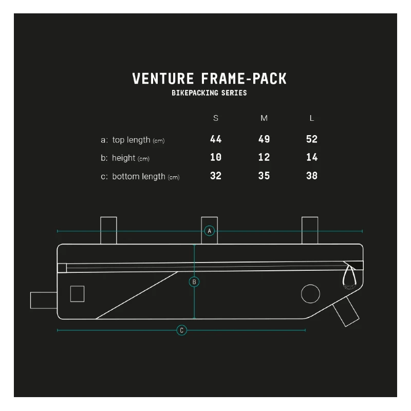 Borsa Orizzontale Al Telaio Bikepacking AGU VENTURE 3 Litri Blu SMALL 6 Borsa Orizzontale Al Telaio Bikepacking AGU VENTURE 3 Litri Blu SMALL - immagine 6