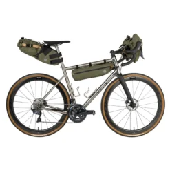 Borsa Orizzontale Al Telaio Bikepacking AGU VENTURE 4 Litri Blu ARMY Green -Vendite Velo Passione borsa orizzontale al telaio bikepacking agu venture 4 litri blu army green 3