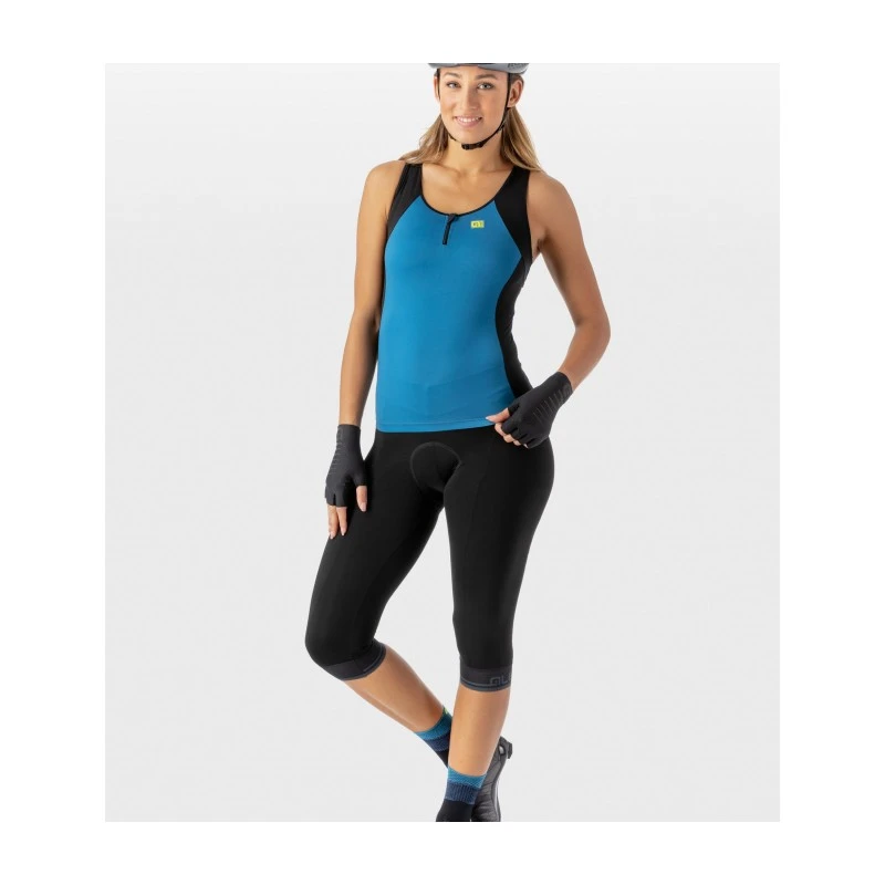 Canotta Top Ciclismo Donna ALE' SOLID BLOCK Laguna 3 Canotta Top Ciclismo Donna ALE' SOLID BLOCK Laguna - immagine 3