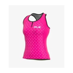 Canotta Top Ciclismo Donna ALE' SOLID HELIOS Magenta