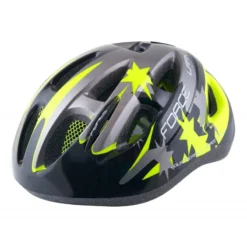 Casco Da Bambino Bici Force Lark Black Fluo
