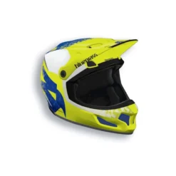 Casco Downhill BLUEGRASS Brave Giallo Blu Bianco