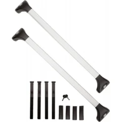 Barre Portatutto Fabbri Telescopiche Alluminio Rail Aperto ALUVIVA 2 RA Silver