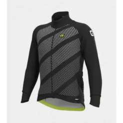 Giubbino Invernale Ciclismo ALE' PR-R TAK WOOL THERMO Nero-grigio 2022