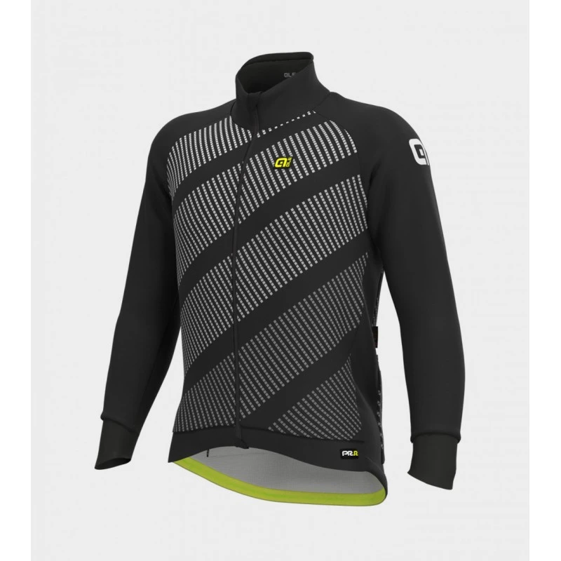 Giubbino Invernale Ciclismo ALE' PR-R TAK WOOL THERMO Nero-grigio 2022 1 Giubbino Invernale Ciclismo ALE' PR-R TAK WOOL THERMO Nero-grigio 2022