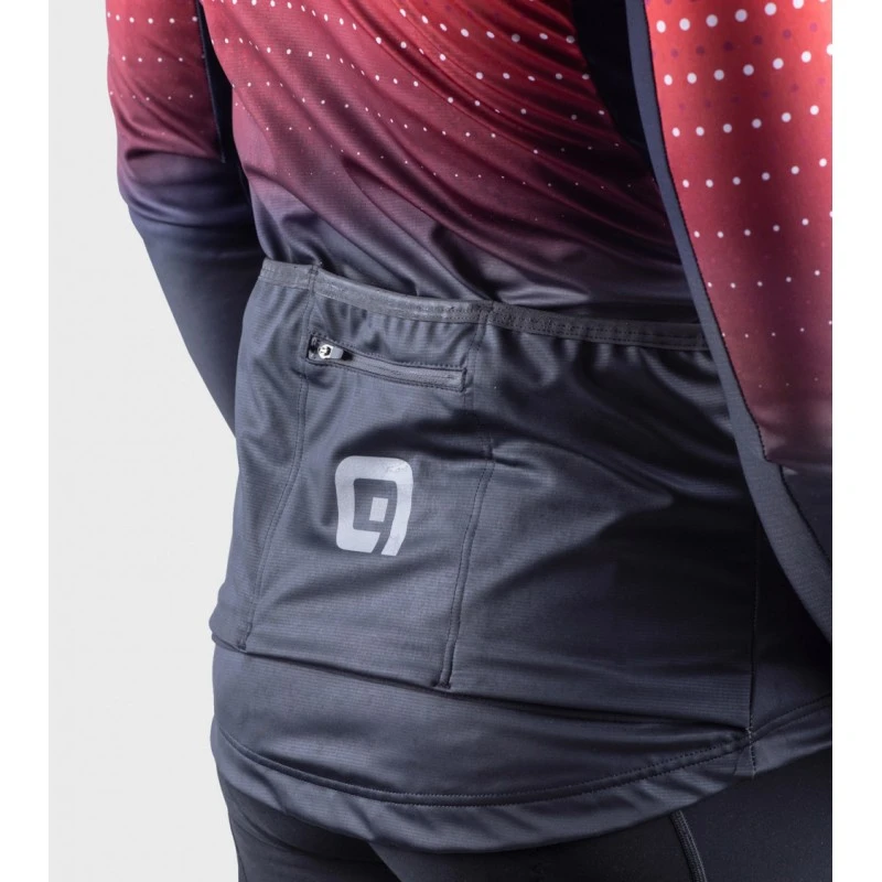 Giubbino Invernale Ciclismo ALE' PR-S BULLET Nero-rosso 2022 6 Giubbino Invernale Ciclismo ALE' PR-S BULLET Nero-rosso 2022 - immagine 6