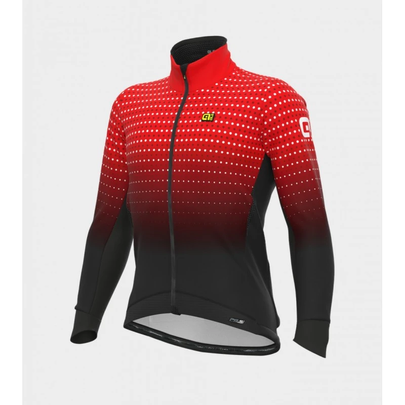 Giubbino Invernale Ciclismo ALE' PR-S BULLET Nero-rosso 2022 1 Giubbino Invernale Ciclismo ALE' PR-S BULLET Nero-rosso 2022