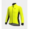 Giubbino Invernale Ciclismo ALE' SOLID FONDO Giallo Fluo 2022