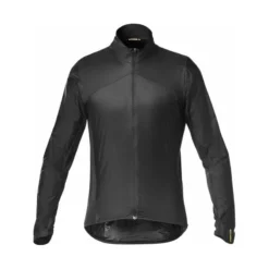 Guscio Ciclismo Antipioggia Antivento Mavic Sirocco Jacket Nero Uomo