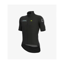 Maglia Antipioggia Manica Corta Ciclismo ALE' KLIMATIK K-ATMO WR RAIN Nero