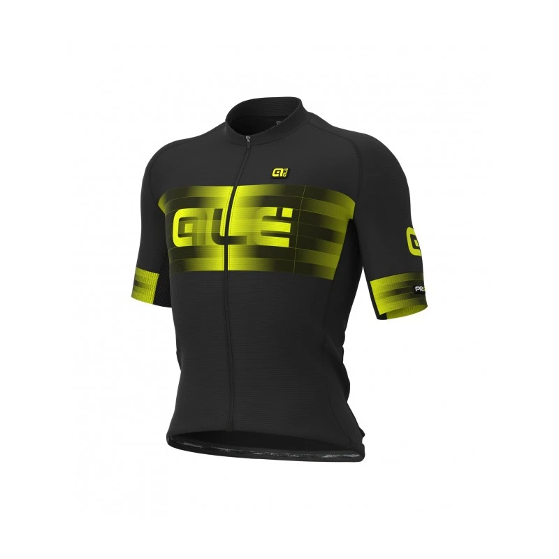 Maglia Ciclismo ALE' GRAPHICS PRR SCALATA Nero Fluo 1 Maglia Ciclismo ALE' GRAPHICS PRR SCALATA Nero Fluo