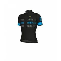 Maglia Ciclismo ALE' GRAPHICS PRR STRADA Nero-cyan