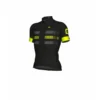 Maglia Ciclismo ALE' GRAPHICS PRR STRADA Nero-giallo Fluo