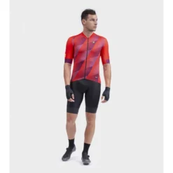 Maglia Ciclismo ALE' PR-R SQUARE Rosso