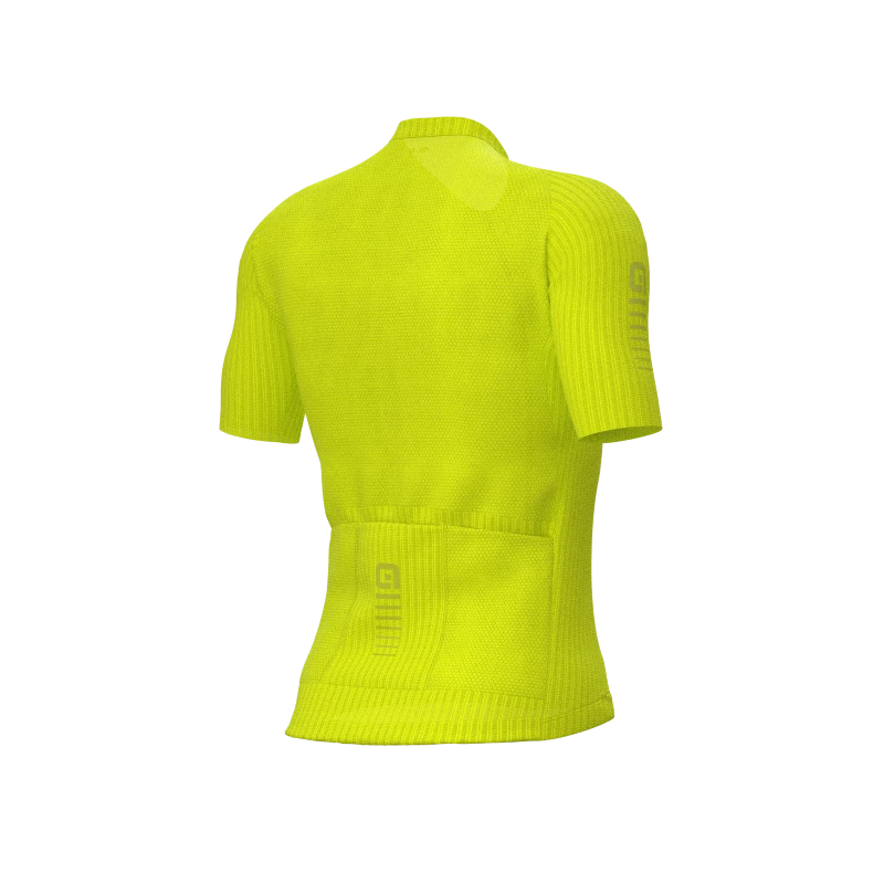 Maglia Ciclismo ALE' R-EV1 SILVER COOLING Giallo Fluo 1 Maglia Ciclismo ALE' R-EV1 SILVER COOLING Giallo Fluo