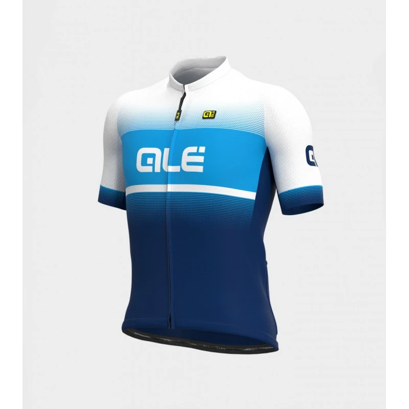 Maglia Ciclismo ALE' SOLID BLEND Azzurro 1 Maglia Ciclismo ALE' SOLID BLEND Azzurro