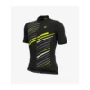Maglia Ciclismo ALE' SOLID FLASH Nero Fluo