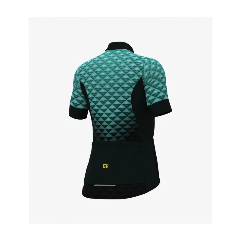 Maglia Ciclismo ALE' SOLID HEXA Turchese 2 Maglia Ciclismo ALE' SOLID HEXA Turchese - immagine 2