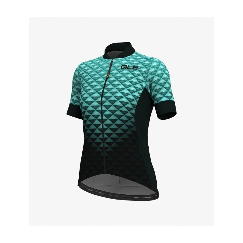 Maglia Ciclismo ALE' SOLID HEXA Turchese 1 Maglia Ciclismo ALE' SOLID HEXA Turchese