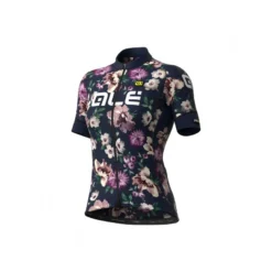 Maglia Ciclismo Donna ALE' PRR FIORI Blu