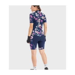 Maglia Ciclismo Donna ALE' PRR FIORI Blu -Vendite Velo Passione maglia ciclismo donna ale prr fiori blu 1 2
