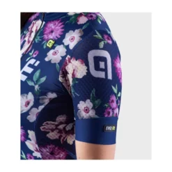 Maglia Ciclismo Donna ALE' PRR FIORI Blu -Vendite Velo Passione maglia ciclismo donna ale prr fiori blu 1 4