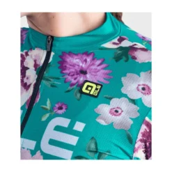 Maglia Ciclismo Donna ALE' PRR FIORI Verde -Vendite Velo Passione maglia ciclismo donna ale prr fiori verde 4