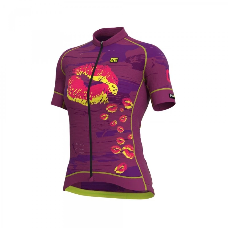 Maglia Ciclismo Donna ALE' PRR ROMANTIC Viola 1 Maglia Ciclismo Donna ALE' PRR ROMANTIC Viola
