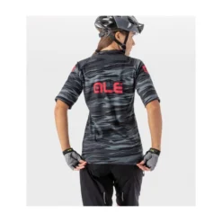 Maglia Ciclismo Donna ALE' ROCK Off-road MTB Nero -Vendite Velo Passione maglia ciclismo donna ale rock off road mtb nero 3