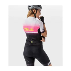 Maglia Ciclismo Donna ALE' SOLID BLEND Nero Rosa -Vendite Velo Passione maglia ciclismo donna ale solid blend nero rosa 2