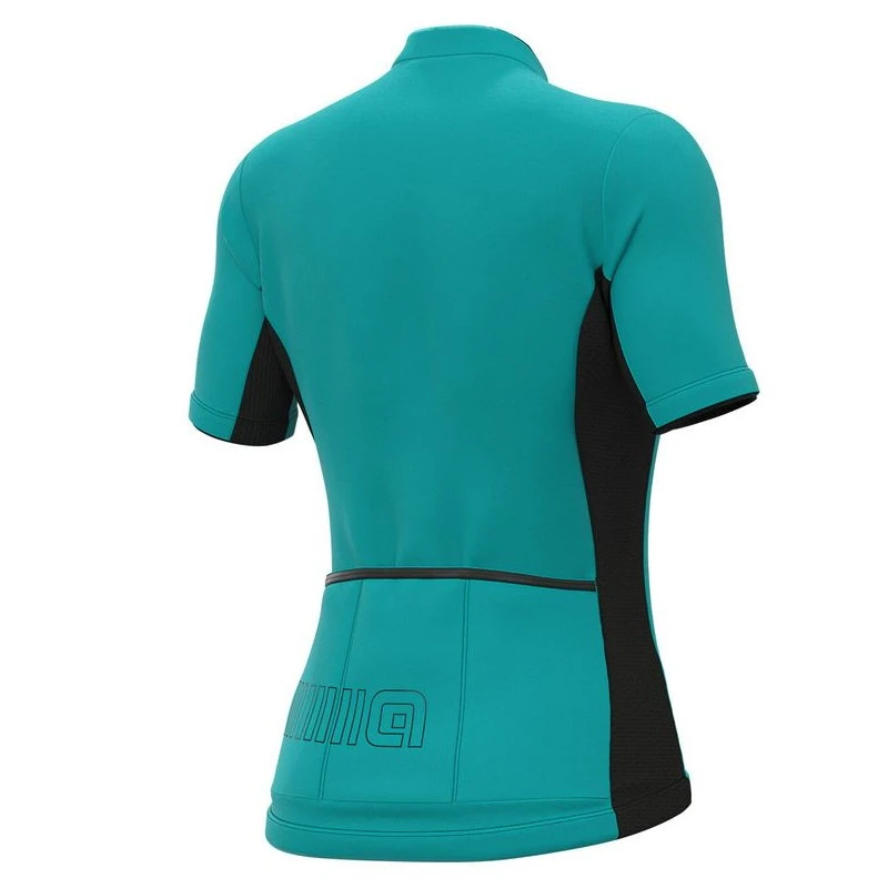 Maglia Ciclismo Donna ALE' SOLID COLOR BLOCK Turchese 2 Maglia Ciclismo Donna ALE' SOLID COLOR BLOCK Turchese - immagine 2