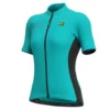 Maglia Ciclismo Donna ALE' SOLID COLOR BLOCK Turchese