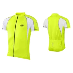 Maglia Ciclismo FORCE T10 Bianco Fluo