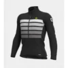Maglia Invernale Ciclismo ALE' PR-R SOMBRA WOOL THERMO Nero-grigio 2022