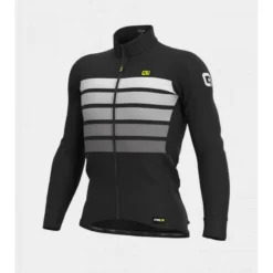 Maglia Invernale Ciclismo ALE' PR-R SOMBRA WOOL THERMO Nero-grigio 2022