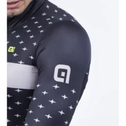 Maglia Invernale Ciclismo ALE' PR-R STARS Nero-tortora 2022 -Vendite Velo Passione maglia invernale ciclismo ale pr r stars nero tortora 2022 4