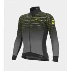 Maglia Invernale Ciclismo ALE' PR-S BULLET Nero-grigio 2022