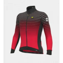 Maglia Invernale Ciclismo ALE' PR-S BULLET Nero-rosso 2022