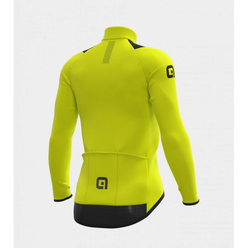 Maglia Invernale Ciclismo ALE' R-EV1 THERMAL Giallo Fluo 2022 2 Maglia Invernale Ciclismo ALE' R-EV1 THERMAL Giallo Fluo 2022 - immagine 2