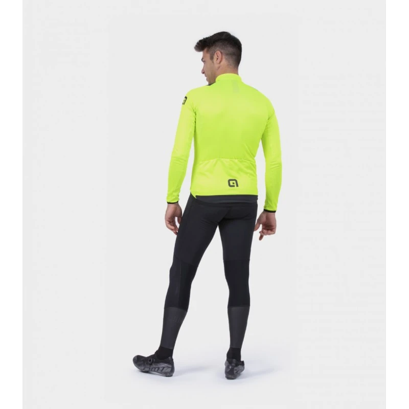 Maglia Invernale Ciclismo ALE' R-EV1 THERMAL Giallo Fluo 2022 4 Maglia Invernale Ciclismo ALE' R-EV1 THERMAL Giallo Fluo 2022 - immagine 4
