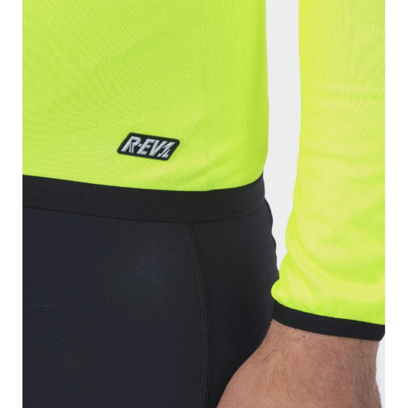 Maglia Invernale Ciclismo ALE' R-EV1 THERMAL Giallo Fluo 2022 5 Maglia Invernale Ciclismo ALE' R-EV1 THERMAL Giallo Fluo 2022 - immagine 5