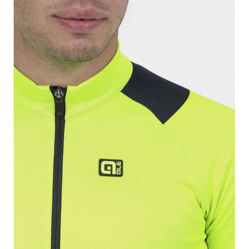 Maglia Invernale Ciclismo ALE' R-EV1 THERMAL Giallo Fluo 2022 6 Maglia Invernale Ciclismo ALE' R-EV1 THERMAL Giallo Fluo 2022 - immagine 6