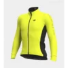 Maglia Invernale Ciclismo ALE' SOLID FONDO Giallo Fluo 2022