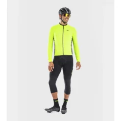Maglia Invernale Ciclismo ALE' SOLID FONDO Giallo Fluo 2022 -Vendite Velo Passione maglia invernale ciclismo ale solid fondo giallo fluo 2022 2