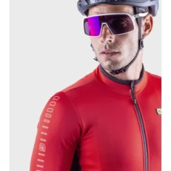 Maglia Invernale Ciclismo ALE' SOLID FONDO Rosso 2022 -Vendite Velo Passione maglia invernale ciclismo ale solid fondo rosso 2022 5