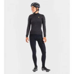 Maglia Invernale Donna ALE' SOLID FONDO Nero 2022 -Vendite Velo Passione maglia invernale donna ale solid fondo nero 2022 2