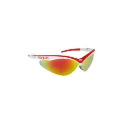 Occhiali Ciclismo Force AIR Con 3 Lenti Bianco/rosso