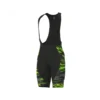 Pantaloncini Ciclismo ALE' GRAPHICS PRR ROCK Nero Verde Giallo Fluo